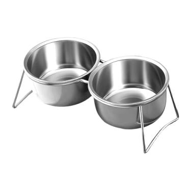 Imagem de Whtkoph Tigela Elevada para Cães, Tigelas de água E Comida com Suporte, Estação de Alimentação Removível E Inclinada para Cães E Gatos para Gatos E Animais de, 850ml