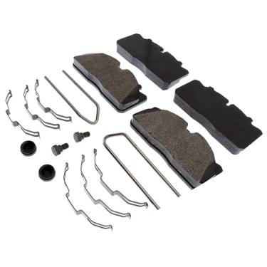 Imagem de ACDelco Conjunto de pastilhas de freio a disco dianteiras semimetálicas Gold 17D1518MHD com ferragens (frota)