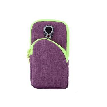 Imagem de Braçadeira de corrida esportiva, braçadeira para celular, suporte de braço de exercício para corrida, bolsa esportiva para todos os fins, academia, exercícios, braçadeira de telefone - 9