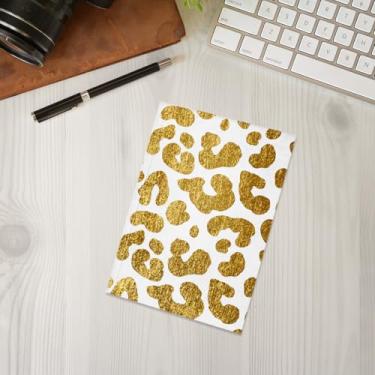 Imagem de Caderno com estampa de leopardo, caderno A5 para anotações de escritório, agenda de 21 x 14,7 cm, agenda de viagem, presentes para amantes de leopardo-3