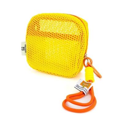 Imagem de Bolsa de armazenamento de mudanças, bolsa de cartão de cor doce, cordão, bolsa de armazenamento de malha quadrada fofa com cabo de dados de pequena capacidade (estilo 4)