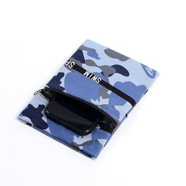 Imagem de Braçadeira de corrida esportiva, braçadeira para celular, suporte de braço de exercício para corrida, bolsa esportiva para todos os fins, academia, exercícios, braçadeira de telefone - (azul)-5