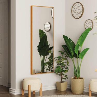 Imagem de Espelho Decorativo Retangular 150x61cm Ananda Cabecasa Madeiramadeira 