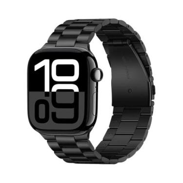 Imagem de Pulseira De Metal Em Aço Inoxidável Para Apple Watch 46 42mm Ultra3 49