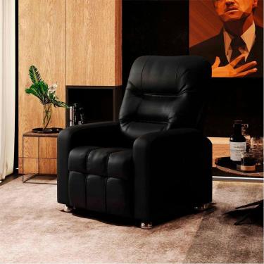Imagem de Poltrona Do Papai Reclinável Maldivas Corano Preto Speciale Home Preto