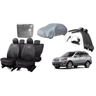 Imagem de Capa de couro +Capa de cobrir + Limpador de para - brisa -Hyundai santa fe 00-10