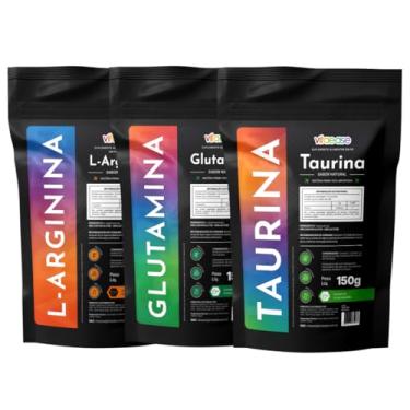 Imagem de Taurina - L-Glutamina - L-Arginina | 150g | vitaease (150g, Sem sabor)