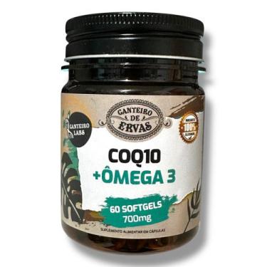 Imagem de CoQ10 + Ômega 3  60 Softgels  Canteiro de Ervas