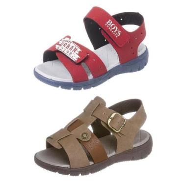 Imagem de KIT 2 Sandália Infantil Papete Leve Confortável para Meninos - Redmax,