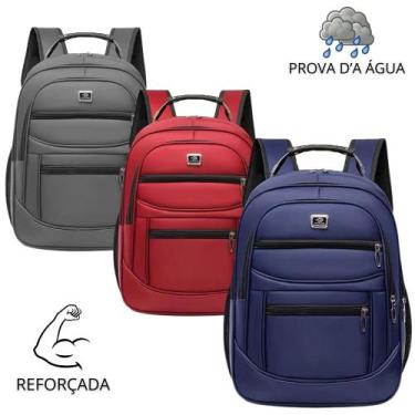 Imagem de Mochila Masculina Escolar Grande Capacidade Cabo de Aço Notebook Imper