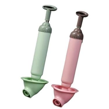 Imagem de Desentupidor de alta pressão para vasos sanitários e pias com bomba de ventosa de borracha, operação manual