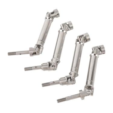 Imagem de RiToEasysports 4 PCS Eixo de Acionamento, Liga de Metal RC Carro Dianteiro Traseiro Peças do Eixo de Acionamento para Slash 1/10 Peças de Atualização