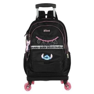 Imagem de MOCHILA LUXCEL INFANTIL STITCH OHANA COM RODAS MC50082SC-Feminino
