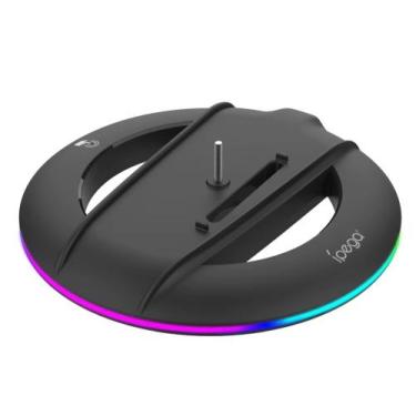 Imagem de Suporte Vertical Para Ps5 Slim e Pro Fisico E Digital Com Luz Rgb - Ip