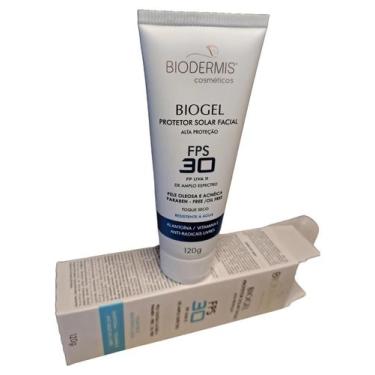 Imagem de Filtro Solar Biogel 30 120g para pele oleosa e acneica Biodermis