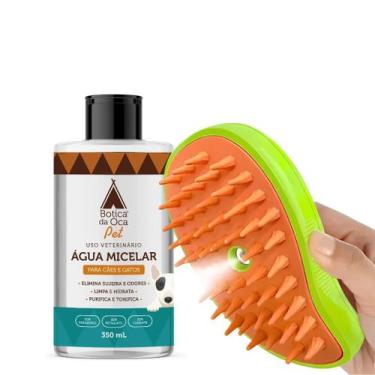 Imagem de Água Micelar + Escova Vaporizadora Para Cães Gatos 300ml - Botica Natu
