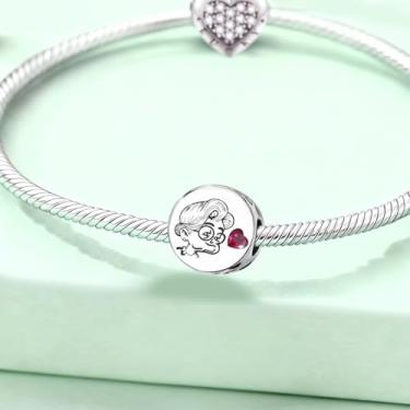 Imagem de 1 peça prata elegante árvore da vida berloque contas adequadas para mulheres, faça você mesmo e roupa diária combinando joias decoração presente para mamãe, 7.18*9.82mm, Prata, Sem Pedra Preciosa