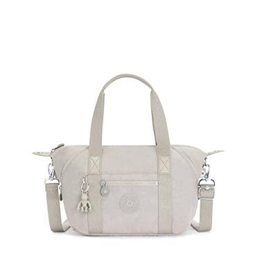 Imagem de Kipling Mini bolsa feminina Art Lisa, algodão índigo, Cinza-claro, Medium