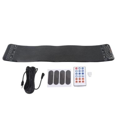 Imagem de Sinal LED flexível, aplicações programáveis, controle IP64, design atraente para festival, carro, hotel, 49 x 11 cm