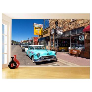 Imagem de Papel De Parede 3D Carro Antigo Clássico Vintage 3,5M Cxr22 - Você Dec