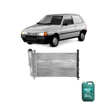 Imagem de Kit Radiador Uno 1.5 87/93 C/S Ar + Água Desmineralizada RadiadorNAQ 5LT