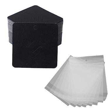 Imagem de FGDTREE 100 peças/lote pequeno Aquare transparente-etiqueta marrom etiquetas de presente grande mercadoria etiqueta de preço arte artesanato embrulhar cartões de alfinete de papel de vaca