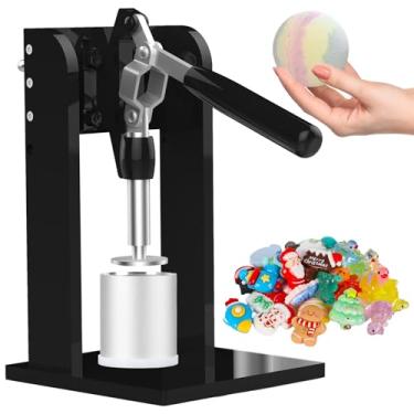 Imagem de Máquina de prensa de bomba de banho com moldes de bomba de banho de 6 cm Surpresa dentro do chuveiro Moldes para vaporizador de xampu (máquina grande)