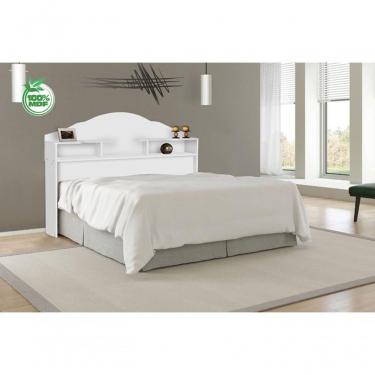 Imagem de Cabeceira Evelyn Casal 140 Branco - Carmolar