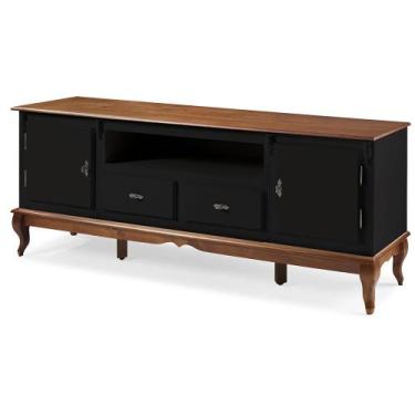 Imagem de Rack para TV Hannover de Madeira com 2 Gavetas 2 Portas e Nicho - M560