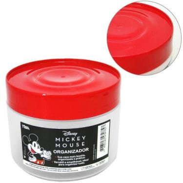Imagem de Pote Plastico Pp Redondo Empilhavel Mickey Vermelha 500Ml - Igaratiba