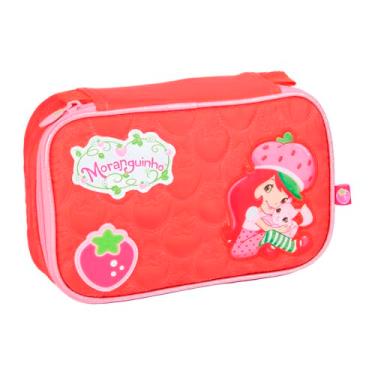 Imagem de Estojo Escolar 36 Lapís Box Simples Moranguinho Clio (Vermelho)