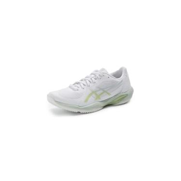 Imagem de ASICS Tênis masculino Solution Swift Flytefoam 2, Branco/Lichen Rock, 40