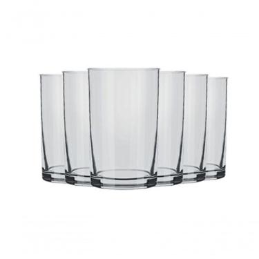 Imagem de Jogo Copo Suco água Drink 200ml Vidro Cilíndrico