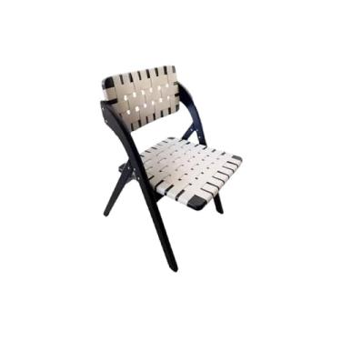 Imagem de Cadeira dobrável de madeira multifuncional dobrável portátil de madeira para lazer cadeira de praia cadeira de pesca cadeira de acampamento cadeira dobrável de jardim adequada para uso interno e