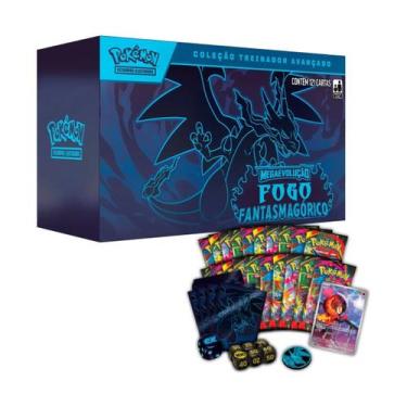 Imagem de Box Treinador Avançado Fogo Fantasmagorico Pokemon TCG - Copag