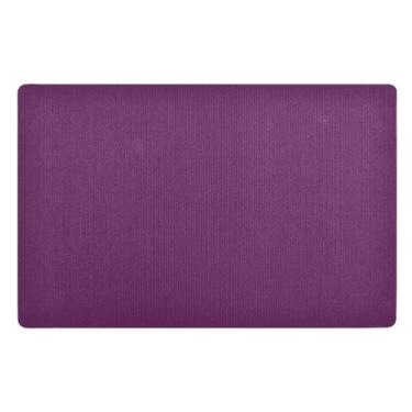 Imagem de Joisal Tapete roxo luxuoso para porta da frente antiderrapante para ambientes internos e externos, tapete fino, decoração de varanda frontal