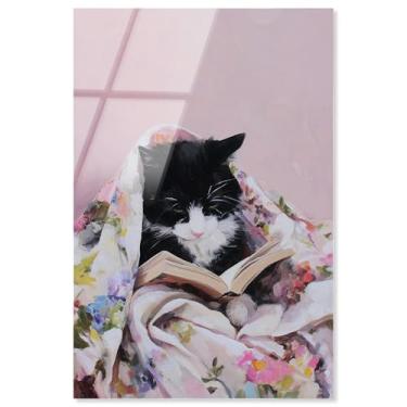 Imagem de Decoração de parede para animais de estimação com impressão acrílica Cat Nap Chapter V da Art Remedy, pronto para pendurar, 40,6 x 61 cm