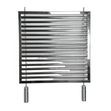 Imagem de Grelha Churrasqueira，AçO InoxidáVel，Capacidade de Carga DuráVel e Resistente，Adequado para Acampamentos em FamíLia, Churrascos e Outras Atividades ao ar Livre(55x40)