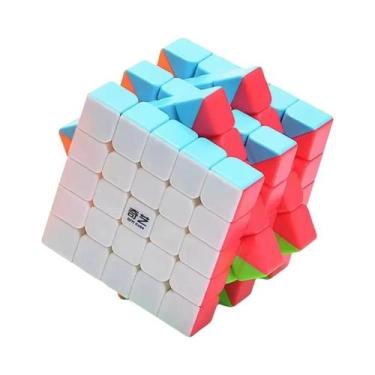 Imagem de Cubo Mágico QiYi Sem Adesivos 2x2 3x3 4x4 5x5 6x6 7x7 8x8 9x9 Brinqued