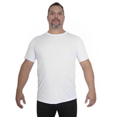 Imagem de Camiseta Plus Size Masculina Básica Dry Fit Academia Treino - FR Moda 
