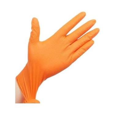 Imagem de Luvas Descartáveis De Nitrilo Extra Grossas E Resistentes 8Mil Com Tex