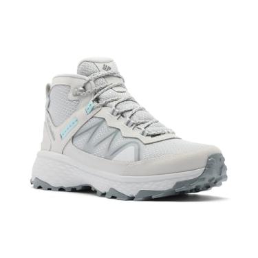 Imagem de Columbia Tênis de caminhada feminino Peakfreak Rush Mid Outdry, Cinza gelo/luz marinha, 36