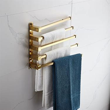 Imagem de Toalheiro de mão, suporte de toalha de banheiro, toalheiro europeu todo em cobre dourado para hotel/casa de banho de armazenamento, suporte de banheiro, barra de toalha leve ferragens de banheiro