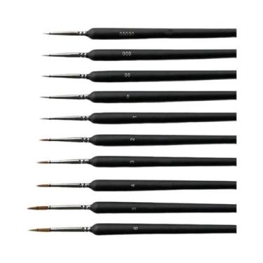 Imagem de Pincéis De Pintura Artística Extra Finos E Macios Para Gouache, Aquare