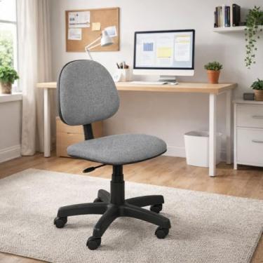 Imagem de Cadeira Executiva Giratória para Escritório Ergonômica em Tecido Cinza – Conforto, Suporte e Estilo - Escritex
