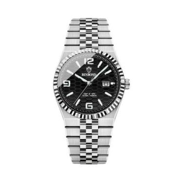 Imagem de Relógio De Quartzo Masculino À Prova d'Água BINBOIND 8181, Estilo Casu