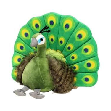 Imagem de Brinquedo De Pelúcia Kawaii Em Forma De Pavão De 23CM, Animal De Estim