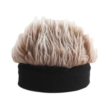 Imagem de Gorro De Inverno Tricotado Para Homens, Estilo Divertido De Pele De Me