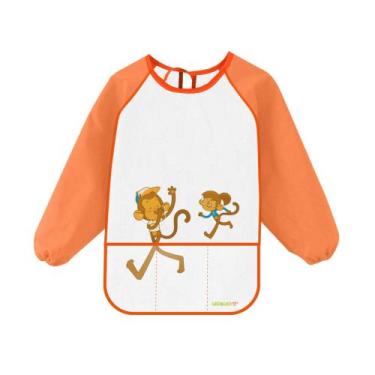 Imagem de Avental Infantil Cristal com Bolso e Manga Comprida Leo&Leo Leonora - 