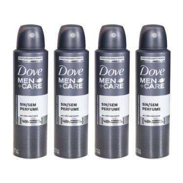 Imagem de Kit Desodorante Antitranspirante Aerossol Dove  - Masculino Sem Perfum